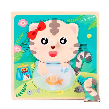 Вкладыш-пазл «Котенок»