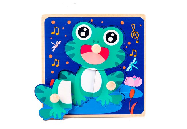 Вкладыши-пазлы «Лягушонок»