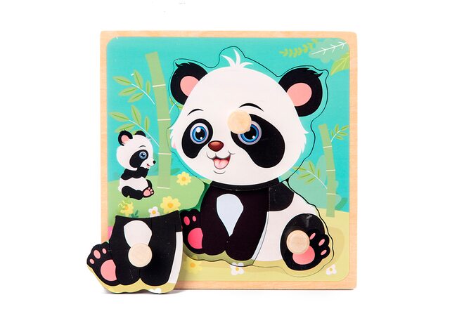 Вкладыш-пазл «Панда»