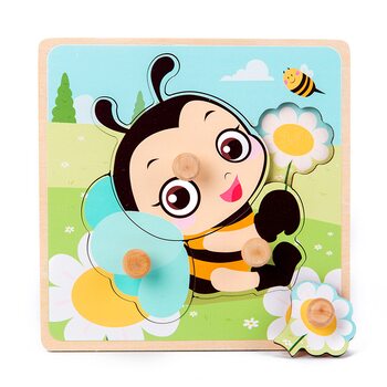 Вкладыш-пазл «Пчёлка»