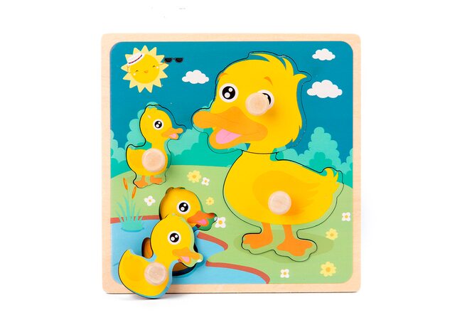 Вкладыши-пазлы «Веселые утята»
