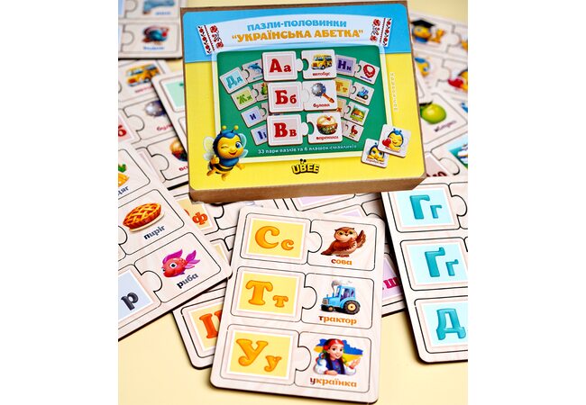 Пазловая игра «Украинский алфавит»