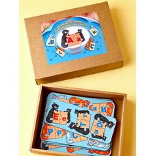 Учебный набор «Веселая азбука: найди большую и маленькую буквы»