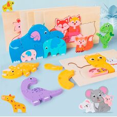 Пазлы для малышей «Животные»