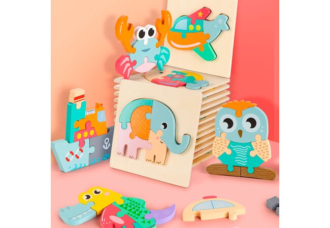 Пазлы объемные «Ассорти»