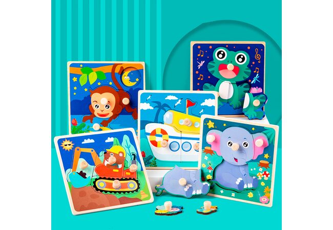 Рамки вкладыши-пазлы «Тематические», 4 эл.