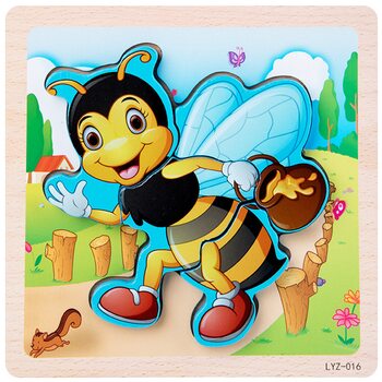 Объемный пазл «Пчелка»