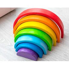 Пирамидка «Rainbow», 7 дет. (цветная)