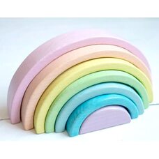 Пирамидка «Rainbow», 7 дет. (пастельная)