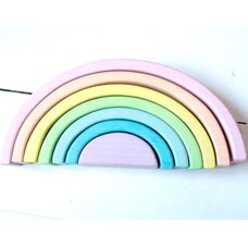 Пирамидка «Rainbow», 7 дет. (пастельная)