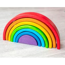 Пирамидка «Rainbow», 7 дет. (цветная)