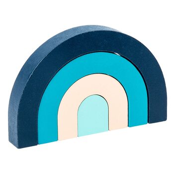 Пирамидка «Дуги» 4 дет. (голубая)