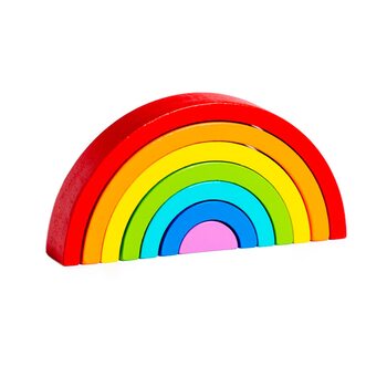 Пирамидка «Дуги» 7 дет. (радуга)