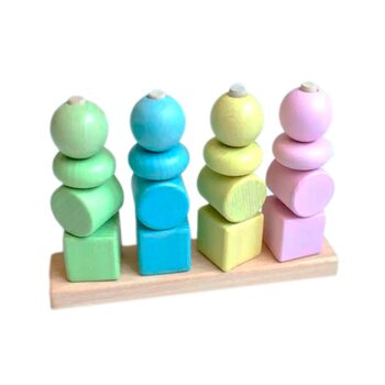 Пирамидка «Геометрия» (пастельная)