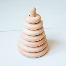 Пирамидка круглая большая (неокрашенная)