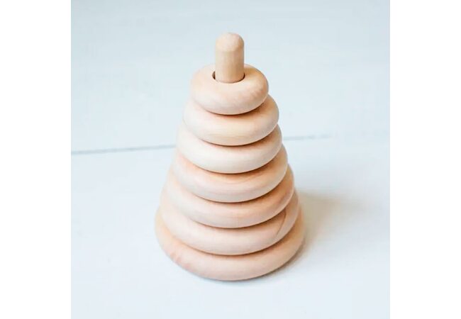 Пирамидка круглая большая (неокрашенная)