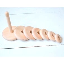 Пирамидка круглая большая (неокрашенная)