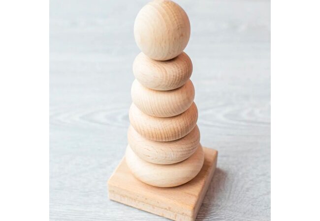 Пирамидка круглая (неокрашенная)