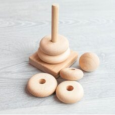 Пирамидка круглая (неокрашенная)