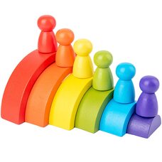 Пирамидка «Дуги», 6 дет.