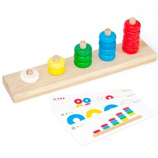 Деревянная пирамида-счет