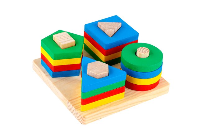 Сортер «Геометрика» (разноцветный)