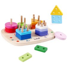 Пирамидка-сортер. Дроби.