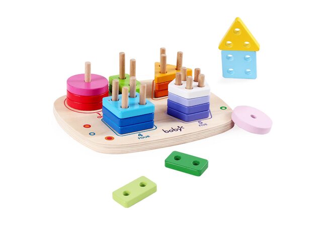 Пирамидка-сортер. Дроби.