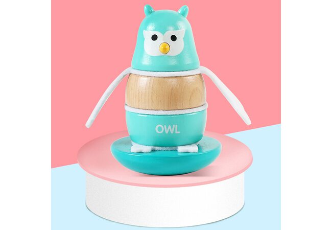 Пирамидка неваляшка «Совенок»