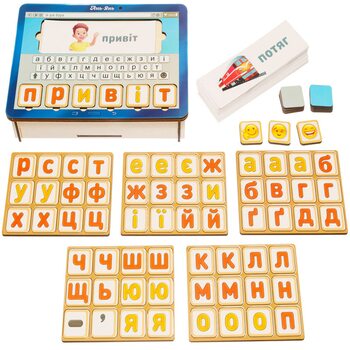 Планшет для мальчиков «Собери слово» (укр.)