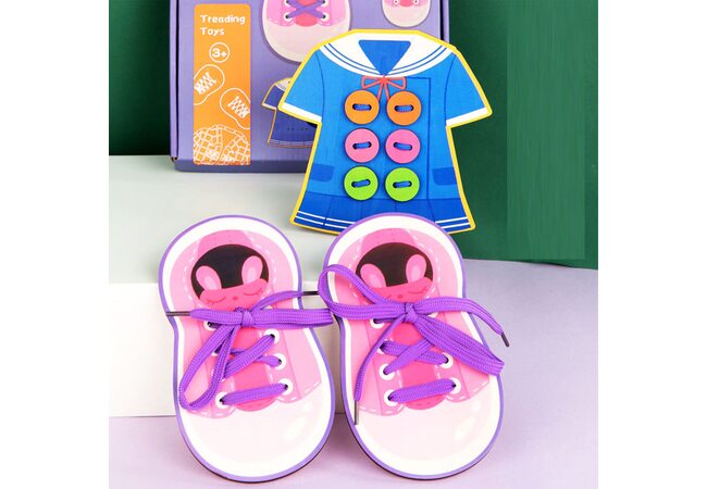 Шнурівка «Сукня з ґудзиками, черевички»