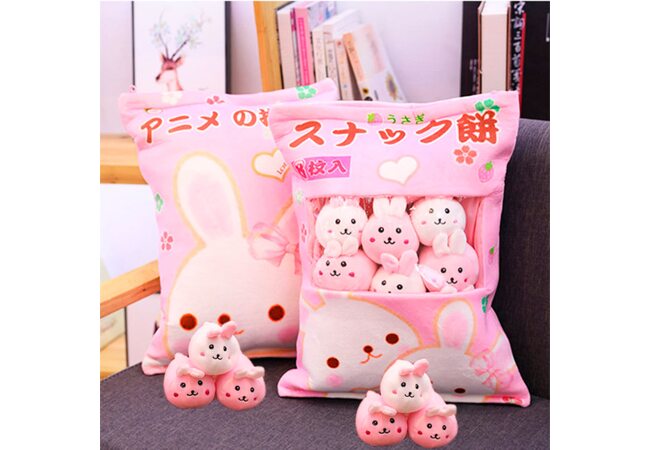 Подушка «Плюшевые зайки»