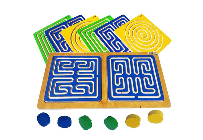 Развивающее пособие «Две руки» со съемными вкладышами от ТМ «HEGA»