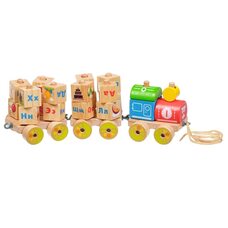 Паровозик алфавит с буквами