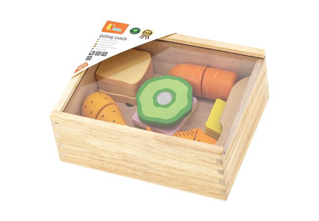 Продукты разрезные на липучках в ящике