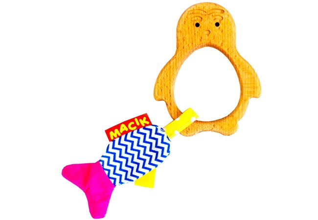 Прорезыватель с пищалкой «Пингвин»