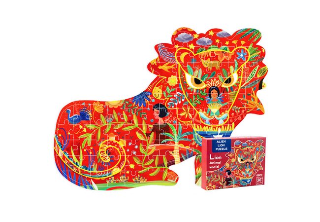 LION, пазл дитячий, 68 дет.