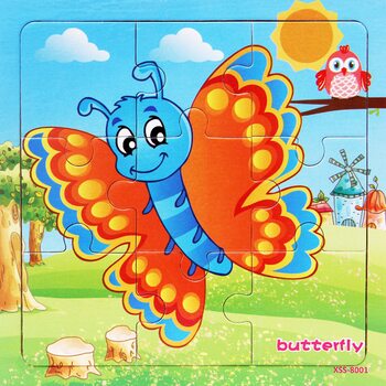 Пазл «Butterfly», 9 дет.