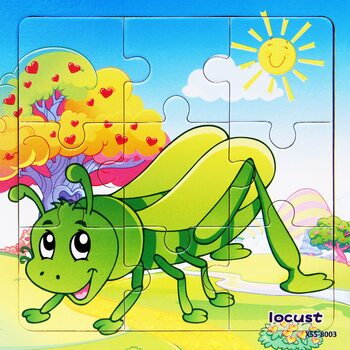 Пазл «Кузнечик», 9 дет.