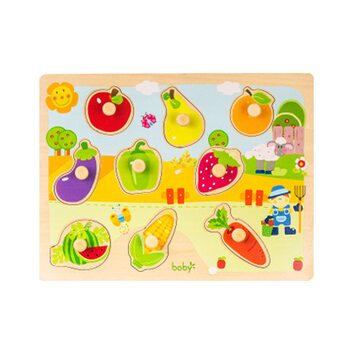 Вкладыши «Фрукты-овощи»