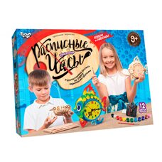 Раскраска-Часы-Конструктор «Рыбка»