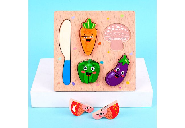 Овощи разрезные на липучке