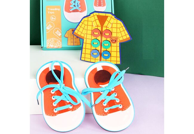 Шнуровка «Рубашка с пуговками, башмачки»