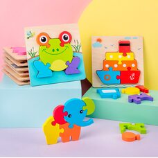 Пазлы для малышей «Ассорти» (объемные детали)