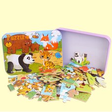 Набор пазлов «Животные», 4 шт. (9-20 дет.)