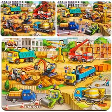 Серия вкладышей «Строительный транспорт»