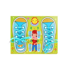 Шнурівка «Два черевика», блакитна