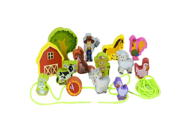 Шнуровка «Ферма» (цветная, объемная).