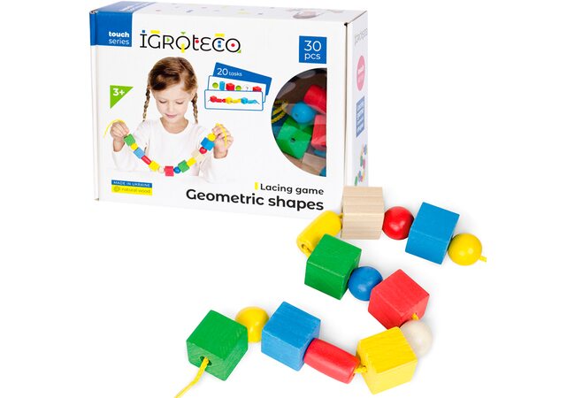Шнурівка «Геометричні фігури»