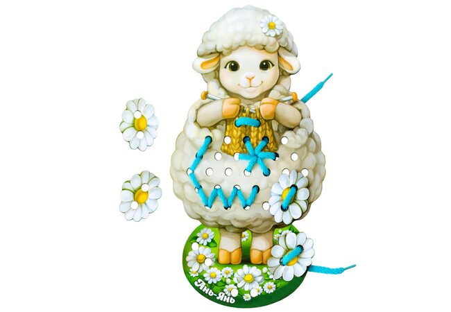 Шнуровка-фигурка «Овечка»